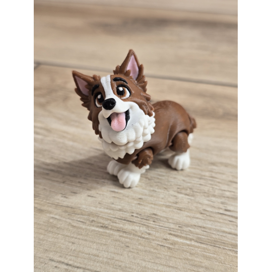 Figurka Psa Border Collie 3D - Druk3d fidget mixGadzet