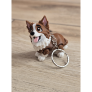 Breloczek Psa Border Collie 3D - Brelok Druk3d fidget Keychain