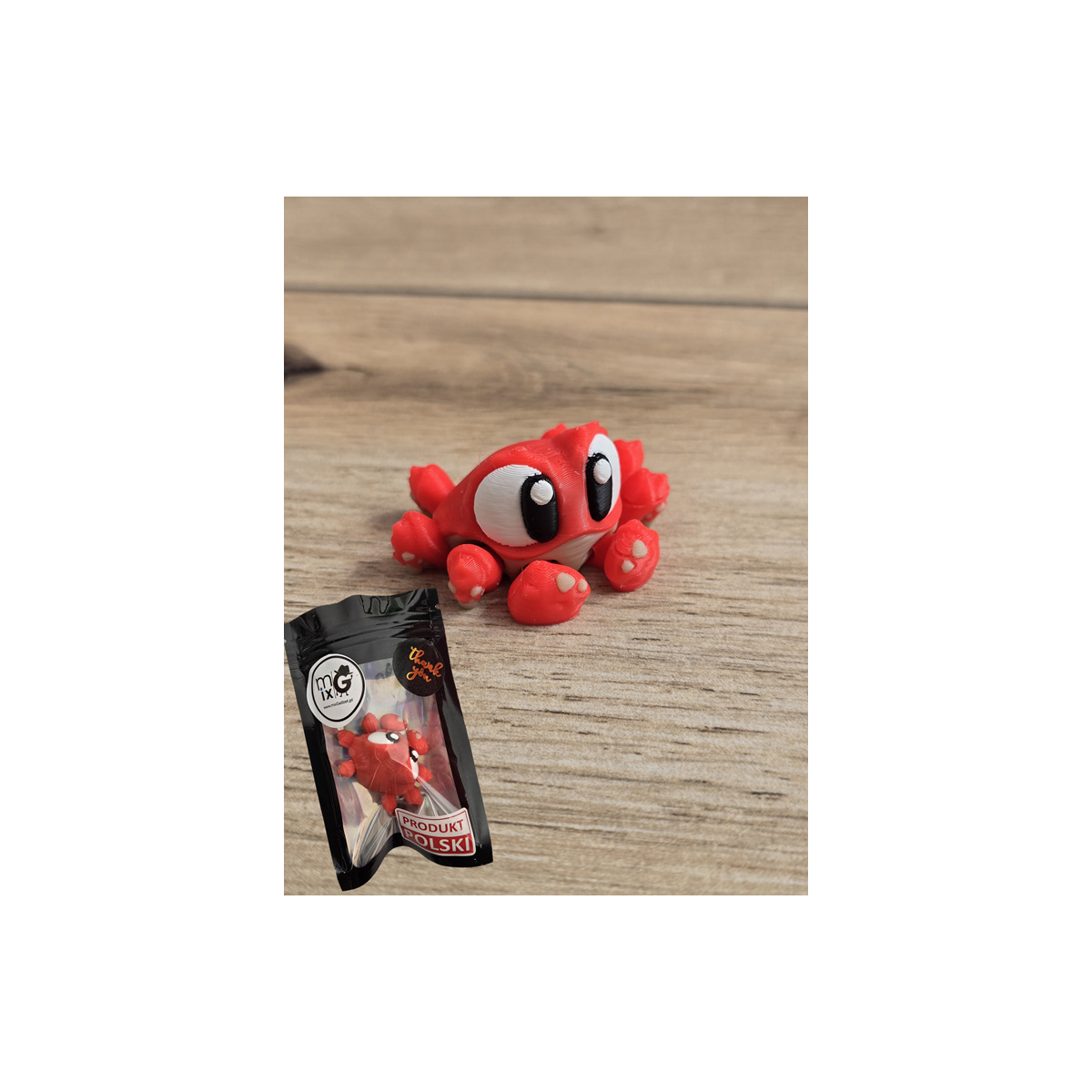 Mini Figurka Kraba 3D - Druk3d fidget mixGadzet