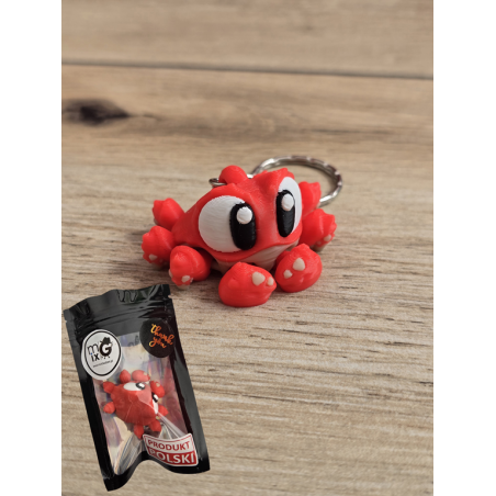 Breloczek Kraba 3D - Brelok Druk3d fidget Keychain