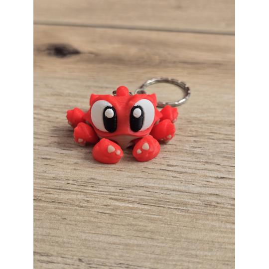 Breloczek Kraba 3D - Brelok Druk3d fidget Keychain
