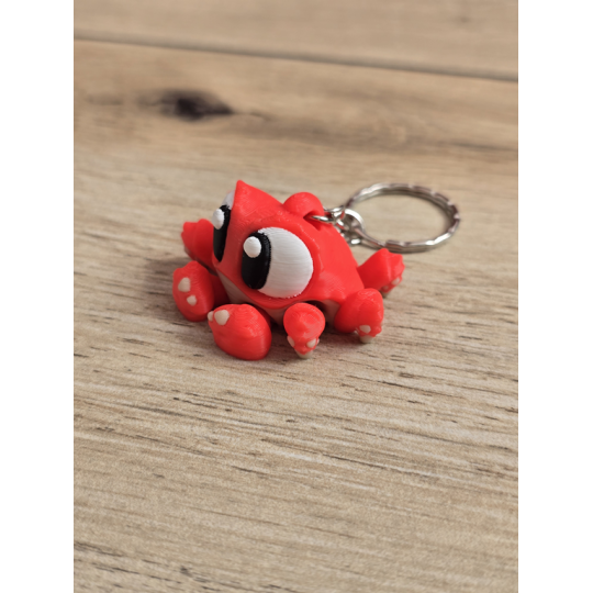 Breloczek Kraba 3D - Brelok Druk3d fidget Keychain