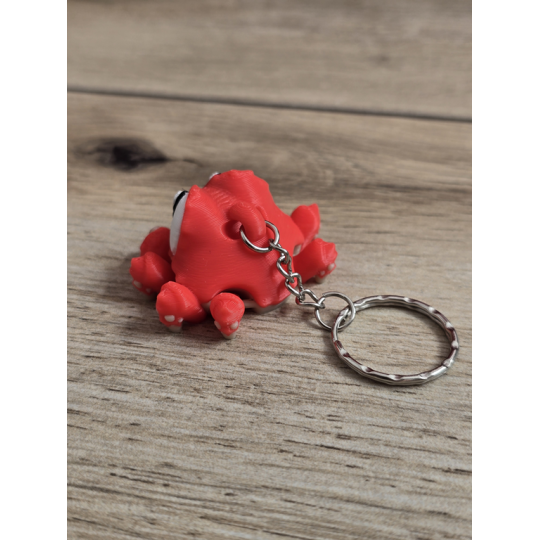Breloczek Kraba 3D - Brelok Druk3d fidget Keychain