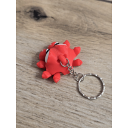 Breloczek Kraba 3D - Brelok Druk3d fidget Keychain