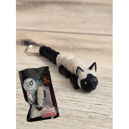 Breloczek Kot Syjamski 3d - Seria Kotów Brelok Druk3d fidget