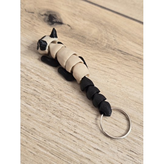 Breloczek Kot Syjamski 3d - Seria Kotów Brelok Druk3d fidget
