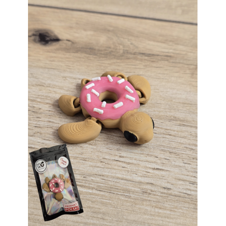 Figurka Żółw Donut 3D - Druk3d fidget mixGadzet