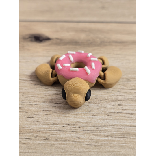 Figurka Żółw Donut 3D - Druk3d fidget mixGadzet