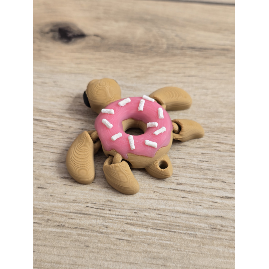 Figurka Żółw Donut 3D - Druk3d fidget mixGadzet