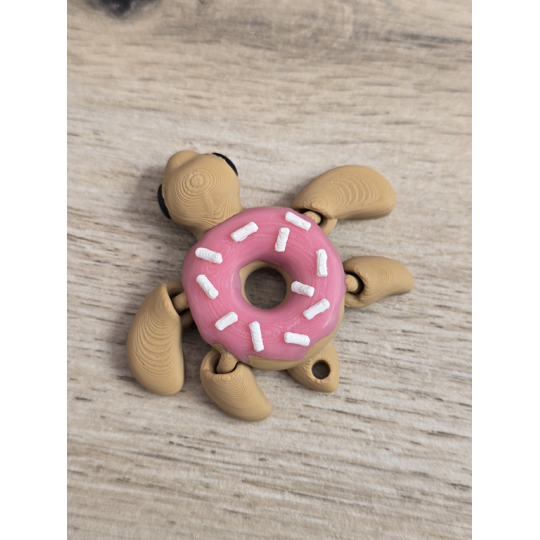 Figurka Żółw Donut 3D - Druk3d fidget mixGadzet