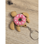 Breloczek Żółw Donut 3D - Brelok Druk3d fidget Keychain