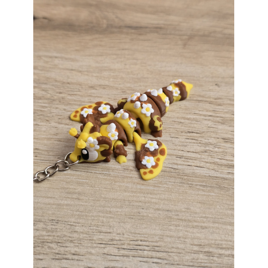 Breloczek Bee Dragon 3D - Brelok Druk3d fidget Keychain