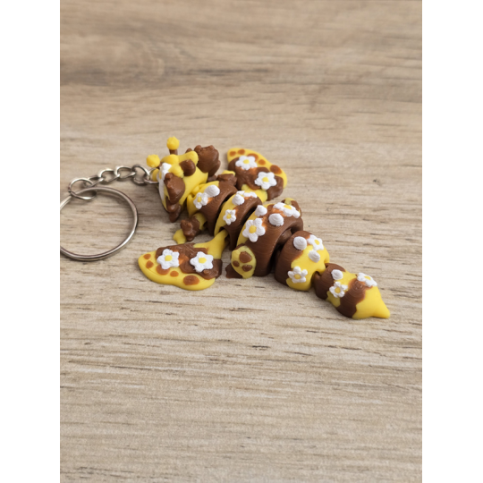 Breloczek Bee Dragon 3D - Brelok Druk3d fidget Keychain