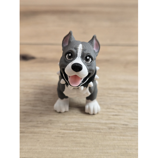 Figurka Psa Pitbulla 3D - Druk3d fidget mixGadzet