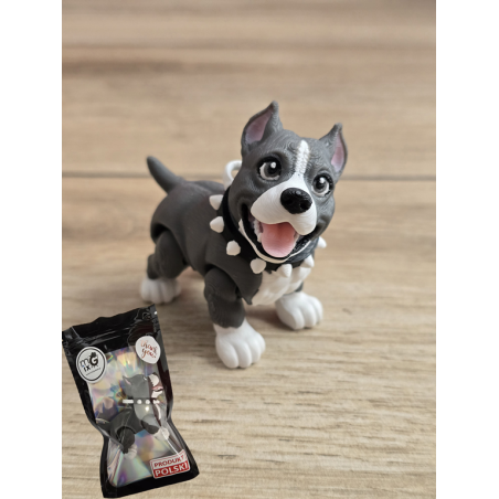 Figurka Psa Pitbulla 3D - Druk3d fidget mixGadzet