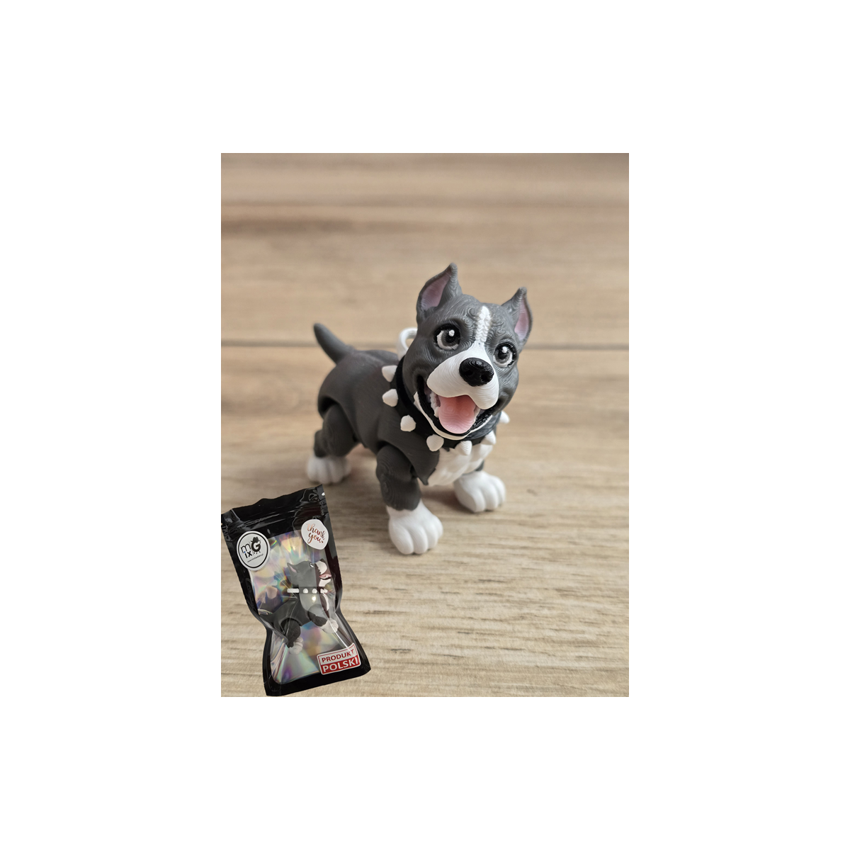 Figurka Psa Pitbulla 3D - Druk3d fidget mixGadzet