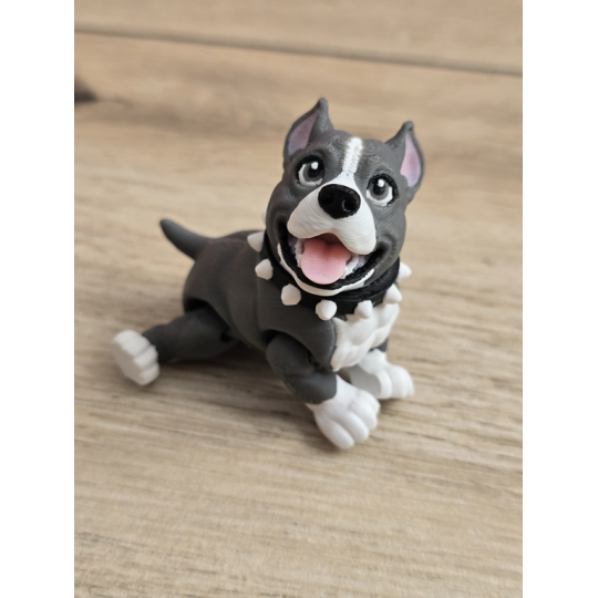 Figurka Psa Pitbulla 3D - Druk3d fidget mixGadzet
