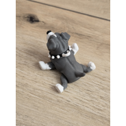 Figurka Psa Pitbulla z uszami 3D - Druk3d fidget mixGadzet
