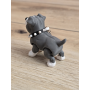 Breloczek Psa Pitbulla z uszami 3D - Brelok Druk3d fidget Keychain