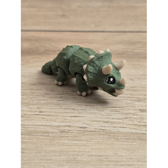 Figurka Triceratopsa 3D - Druk3d fidget mixGadzet