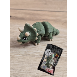 Figurka Triceratopsa 3D - Druk3d fidget mixGadzet