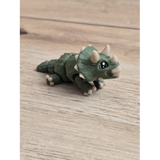 Figurka Triceratopsa 3D - Druk3d fidget mixGadzet