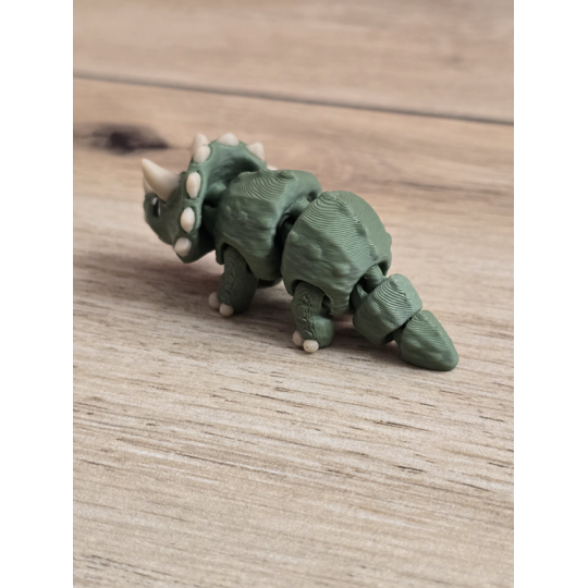Figurka Triceratopsa 3D - Druk3d fidget mixGadzet
