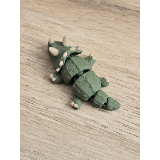 Figurka Triceratopsa 3D - Druk3d fidget mixGadzet