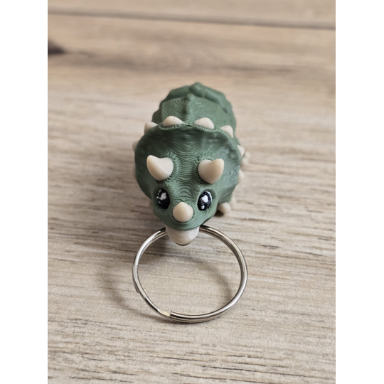 Breloczek Triceratops 3D - Brelok Druk3d fidget Keychain