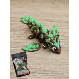 Mini Figurka Forest Dragon 3D - Druk3d fidget mixGadzet
