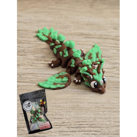 Mini Figurka Forest Dragon 3D - Druk3d fidget mixGadzet