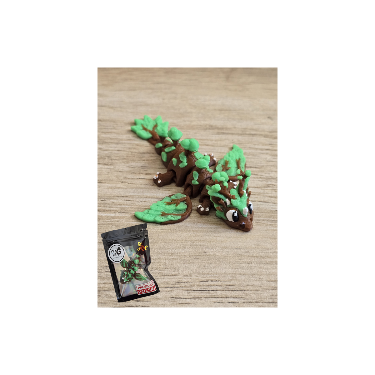 Mini Figurka Forest Dragon 3D - Druk3d fidget mixGadzet