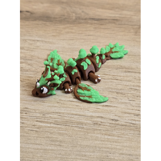 Mini Figurka Forest Dragon 3D - Druk3d fidget mixGadzet