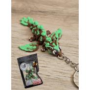 Breloczek Forest Dragon 3D - Brelok Druk3d fidget Keychain