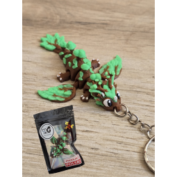 Breloczek Forest Dragon 3D - Brelok Druk3d fidget Keychain