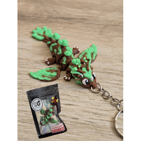 Breloczek Forest Dragon 3D - Brelok Druk3d fidget Keychain