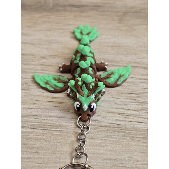 Breloczek Forest Dragon 3D - Brelok Druk3d fidget Keychain