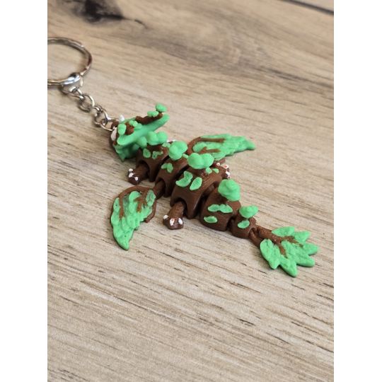 Breloczek Forest Dragon 3D - Brelok Druk3d fidget Keychain