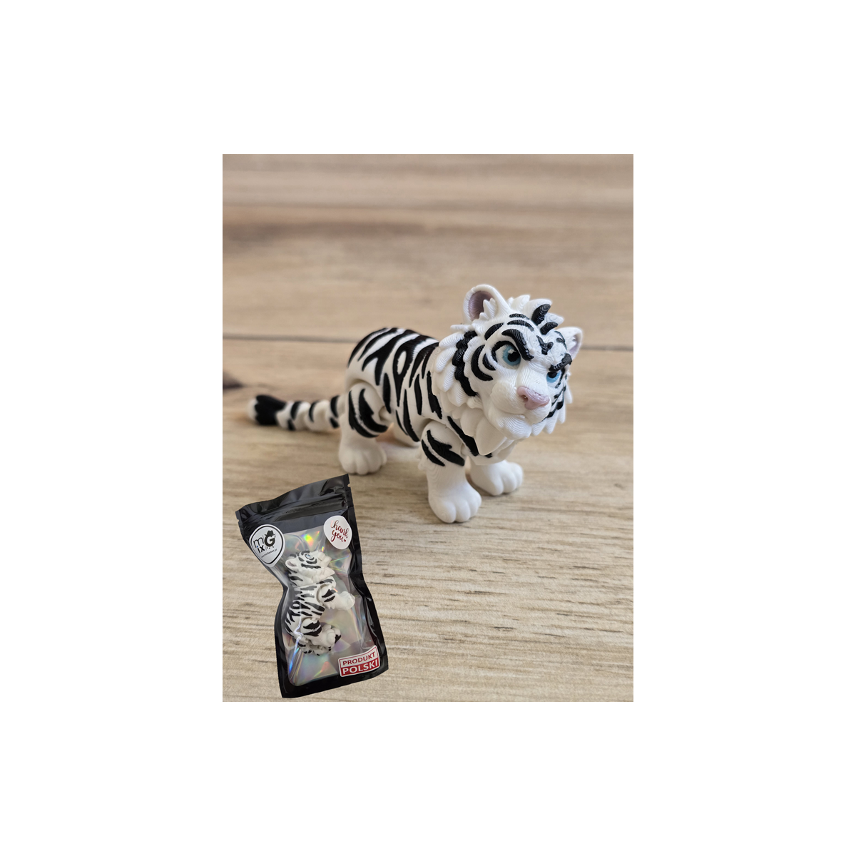 Figurka Tygrys 3D - Druk3d fidget mixGadzet