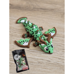 Mini Figurka Kiwi Dragon 3D - Druk3d fidget mixGadzet