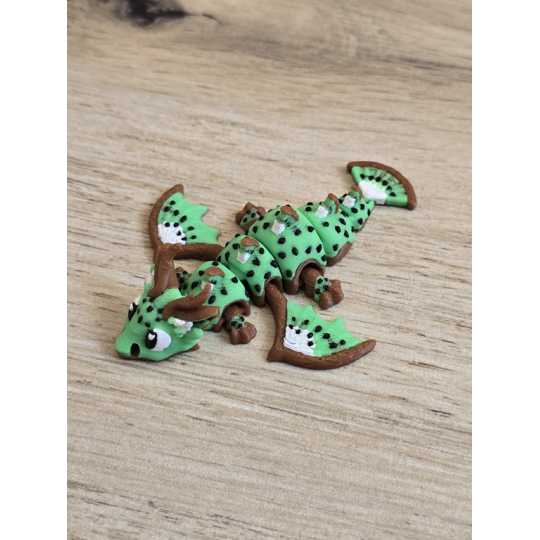 Mini Figurka Kiwi Dragon 3D - Druk3d fidget mixGadzet