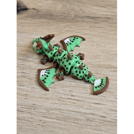 Mini Figurka Kiwi Dragon 3D - Druk3d fidget mixGadzet