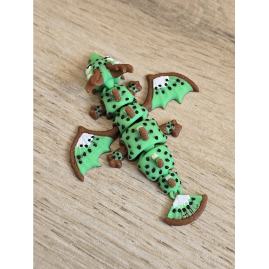 Mini Figurka Kiwi Dragon 3D - Druk3d fidget mixGadzet