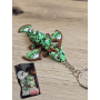 Breloczek Kiwi Dragon 3D - Brelok Druk3d fidget Keychain