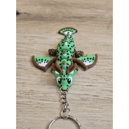 Breloczek Kiwi Dragon 3D - Brelok Druk3d fidget Keychain