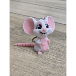 Breloczek Szczęśliwa Myszka 3d - Brelok Druk3d fidget Keychain mixGadzet