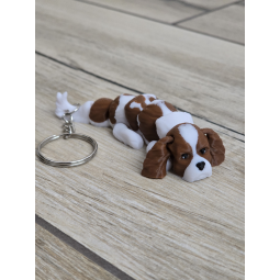 Uroczy Brelok Cavalier King Charles Spaniel 3d - Druk3d fidget Keychain