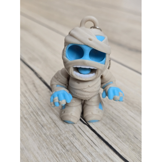 Kolekcjonerski Breloczek Figurka Mumii - Brelok Druk3D