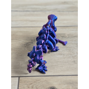 Szkielet Saber Tooth Tiger 20cm - 3D Kolekcjonerski Model - Dwukolorowy