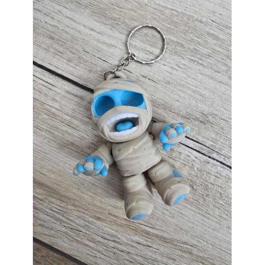 Kolekcjonerski Breloczek Figurka Mumii - Brelok Druk3D